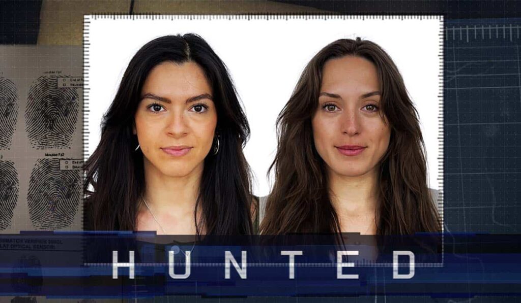 Deelnemers Lina en Danique pakken het slim aan in Hunted 2022.