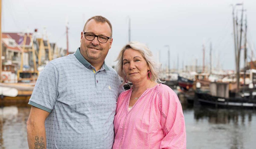 Tony en Derrekien poseren voor de serie Urk. Credits: (c) Wessel de Groot